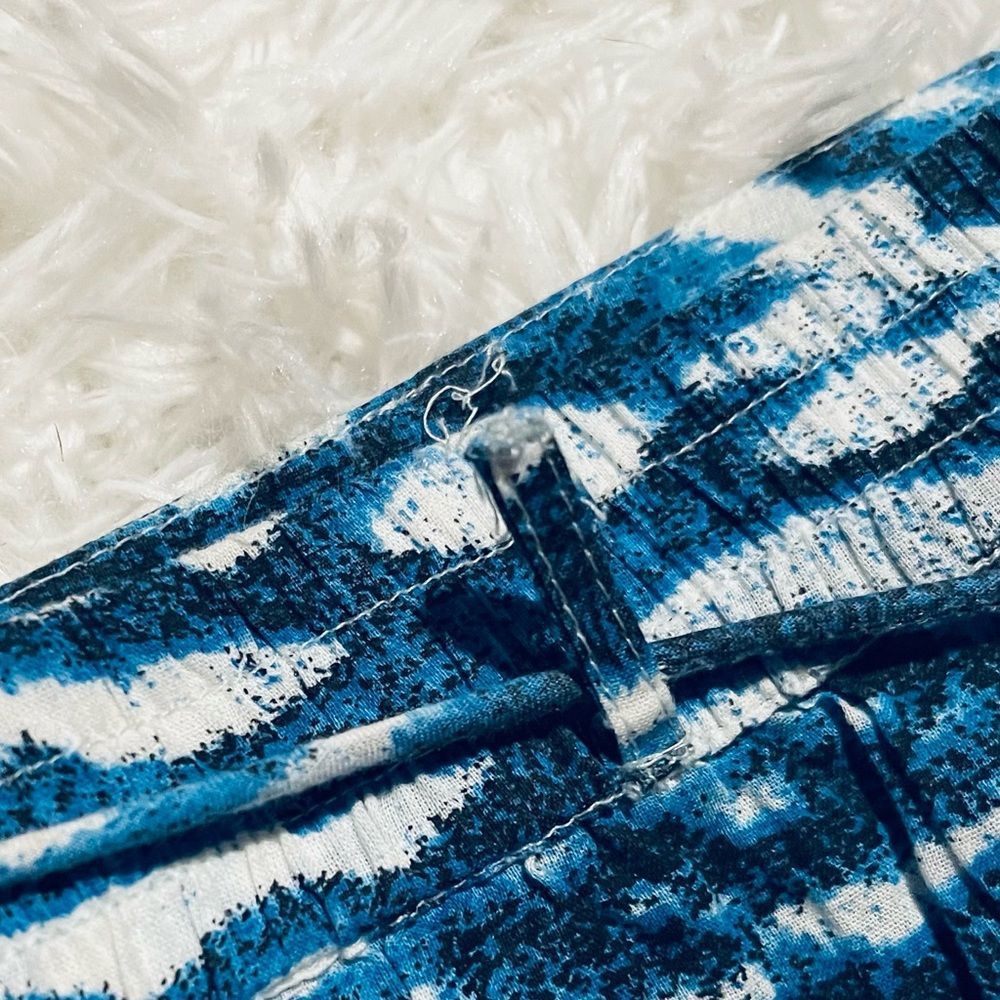 Samson Blue Patterned lightweight pull on shorts Large - Picture 16 of 16